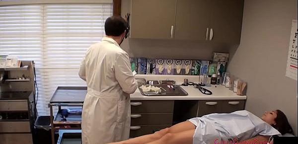 Innocent Young Alexa Rydell Submits To Mandatory Medical Examination For Her To Attend Tampa University - Part 3 of 8 - EXCLUSIVE MedFet For Members ONLY @ GirlsGoneGyno.com